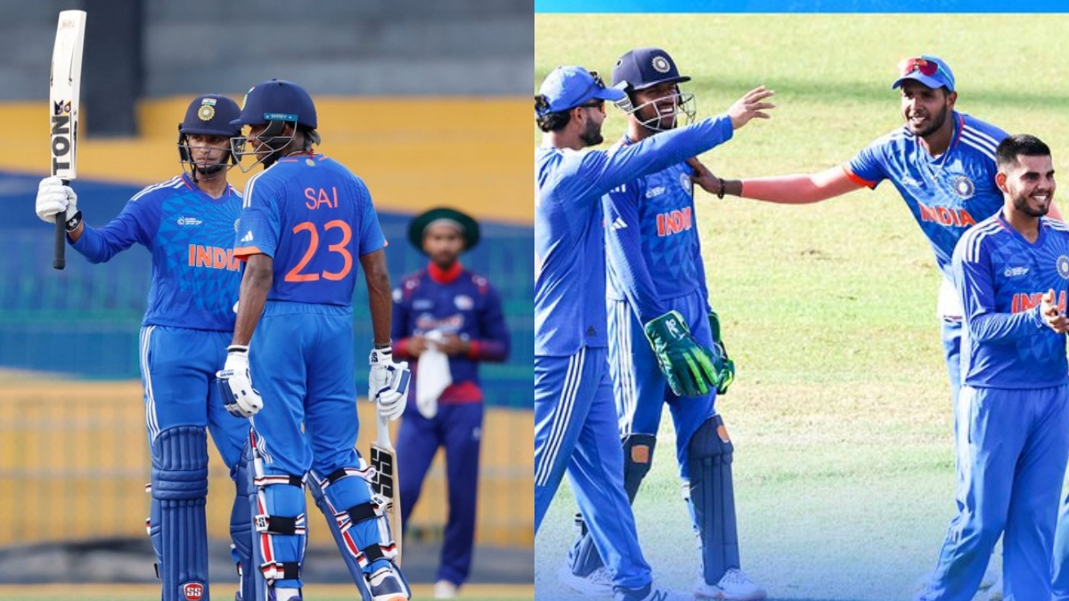 इंडिया-ए एमर्जिंग एशिया कप के सेमीफाइनल में:नेपाल की टीम को 9 विकेट से हराया, साई सुदर्शन और अभिषेक के अर्धशतक